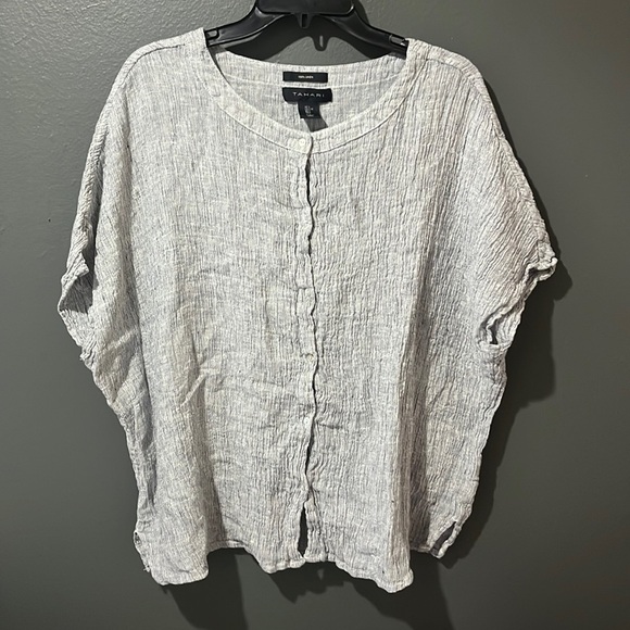 Tahari Tops - 100% linen Tahari
